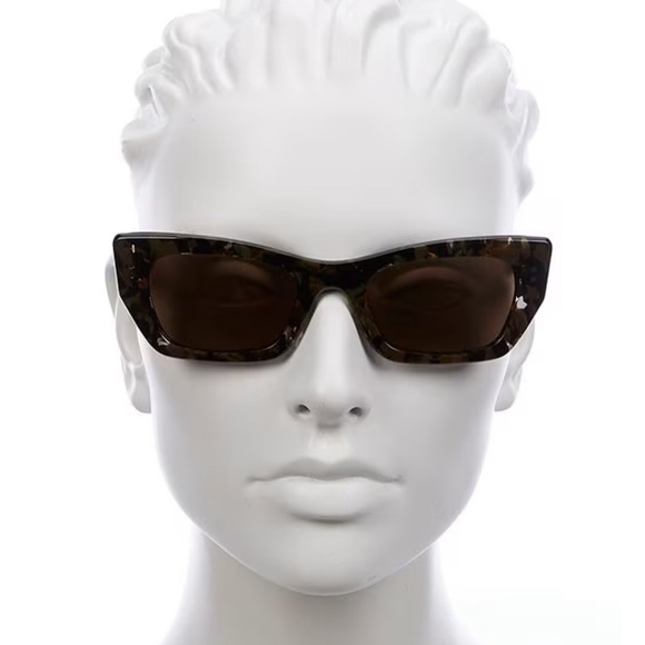 NEW Kenzo Paris Unisex Camouflage Camo 51mm Cateye Sunglasses - Picture 3 of 16